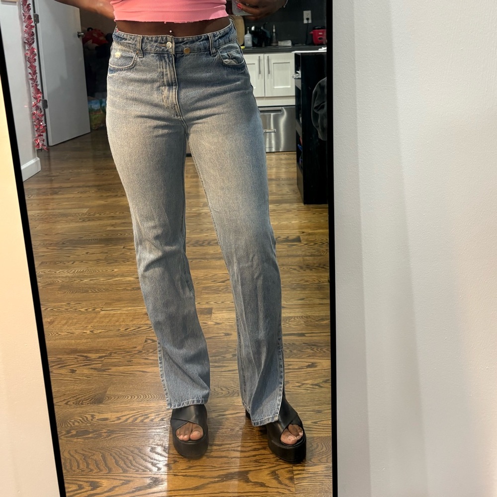 H&M Light Blue Straight Leg Jeans